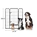 ZENY Dog Fences for the Yard, Camping, Dog Pens Outdoor, Dog Pen Indoor, 8 Panels Dog Playpen for Small/Medium/ Dogs, 40 Inch Height Pet Exercise Pen for Rabbit /Puppy/Small Animals