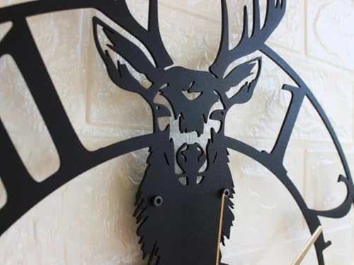 Image of Morden Metal Wall Clock for Living Room, Bedroom, Office, Kitchen, Stylish Wall Clock for Home and Hall, Designer Big Size Modern (DA-180, 60 CM)