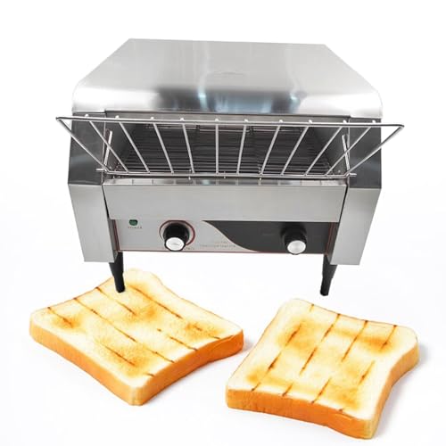Torradeira de conveniência Torradeira de uso comercial 150/300/450 fatias por hora, torradeira de aç