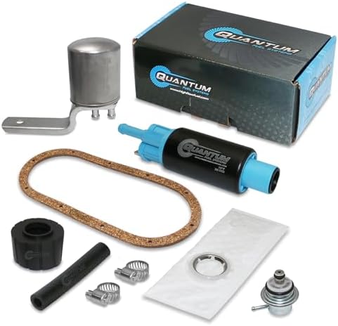 QFS Fuel Pump w/Regulator, Tank Seal & Filter for 1995-1999 Harle...