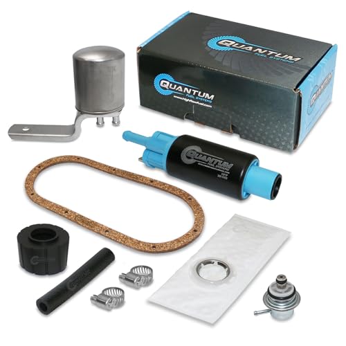 QFS Fuel Pump w/Regulator, Tank Seal & Filter for 1995-1999 Harley-Davidson Touring Models, Replaces 61342-95, Restores OE Performance