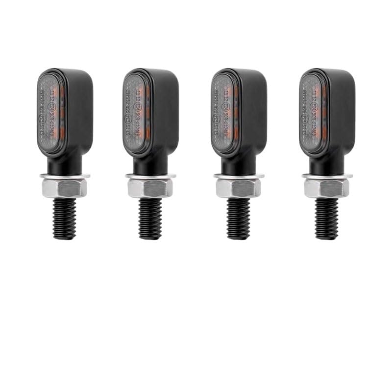 Moto Clignotant Ambre 8mm Éclairage 3 LED Étanche pour YA&MAHA