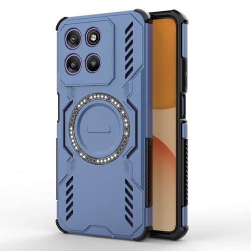Longstong Funda Armadura Magnética para Motorola Moto g17 / g17 Power (6.72' Inches) - Azul