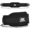 Seektop Dip Belt With Chain for Weightlifting – Neoprene Waist Belt for GYM Workout, Pull Ups, Crossfit, Weight Lifting, Squat, Training, Fitness – for Men & Women