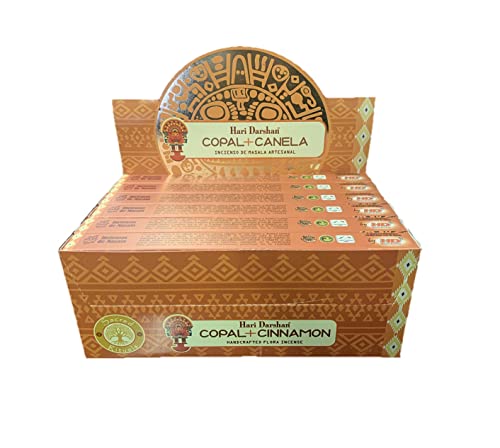 Incenso Copal e Cannella Hari Darshan, 15 g