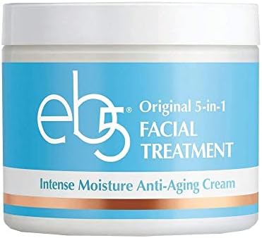 eb5 Intense Moisture Anti Aging Moisturizer Face and Neck Cream- Tone & Tighten Skin with Retinol, Fade Fine Lines and Wrinkles with Vitamin E, A and B5-4oz