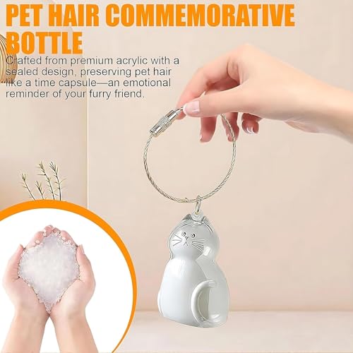 Llavero cápsula conmemorativa para conservar el recuerdo de tu mascota fallecida, 12 unidades 6