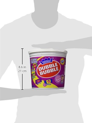 Tootsie Roll 340401 Dubble Bubble Gum - 300 Count Resealable Tub Of Individually Wrapped Fruit And Bubble Gum thumb #7