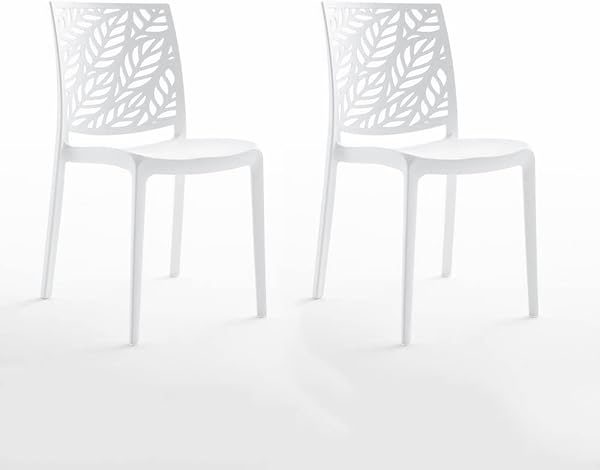 SIEDITI FUORI E DENTRO Chaises empilables en polypropylène pour intérieur et extérieur