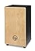 Latin Percussion Box Wire Cajon with Natural Faceplate, Black, 19