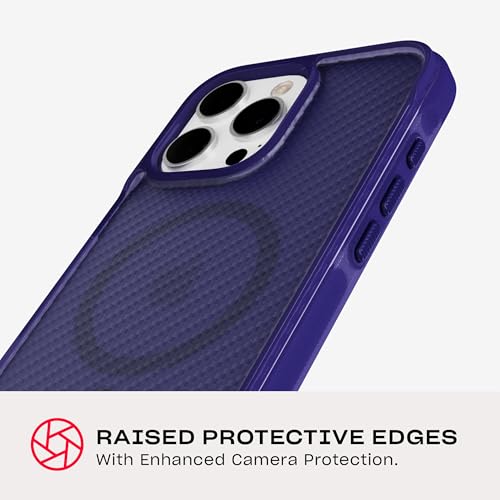 Image of Tech21 EvoArmor for iPhone 16 Pro Max Compatible with MagSafe - Impact Protection Case 21x Military Standard Tested in Purple