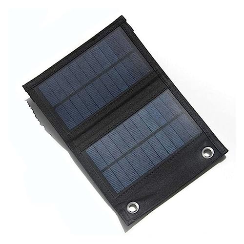 nmbhus Caricatore Pieghevole for Pannello Solare Taglie Forti Caricatore for Telefono Cellulare Solare con Carica sicura USB for Piastra Solare for Campeggio all'aperto Domestico(240mmx170mm 25W)