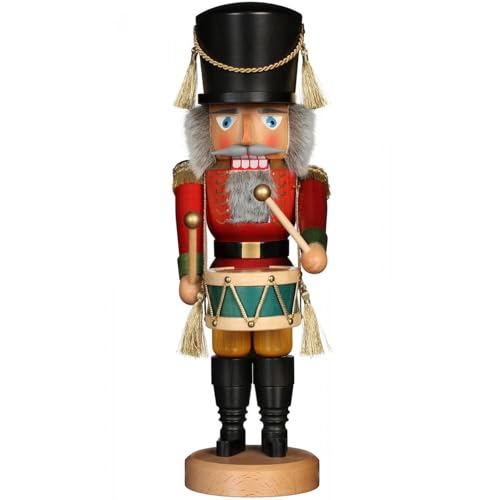 Nussknacker Nussknacker Trommler lasiert - 40 cm - Original Erzgebirge...