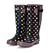 Jileon Extra Wide Calf Rubber Rain Boots for Women -Widest Fit Boots in the US - up to 21 inch calves - Wide in the Foot and Ankle - Durable Boots for All Weathers