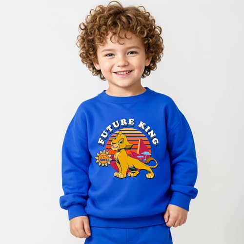 Image of Minicult Kids Cotton Co-ords Full Sleeve Sweatshirt and Pant Set with Character Print