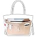 iN. Purse Organizer Insert with zipper Nylon fabric for women Handbags & Totebag beige Size: Medium: 15.7