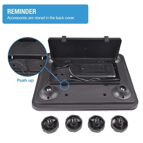 Báscula digital de plataforma SurmountWay 660lbs acero inoxidable miniatura 3