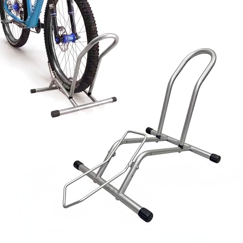 Béquille de vélo sol Relaxdays pour pneus jusqu'à 10,5 cm de large