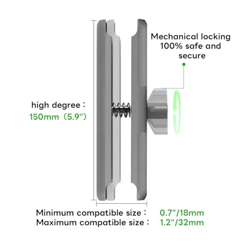 FANAUE Double Socket Arm - Full Length 5.9" Compatible with B Size 1" Ball Components(DA-150) by FANAUE - Image 2