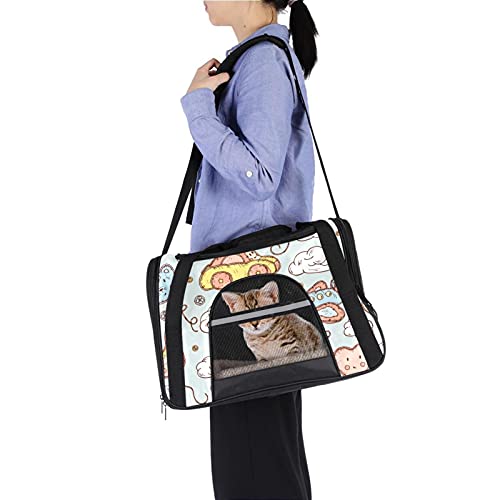 Sac de transport chat approuvé cabine pour déplacements faciles