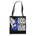 My God Is Stronger Than Colon Cancer Awareness Chrisitan Tote Bag