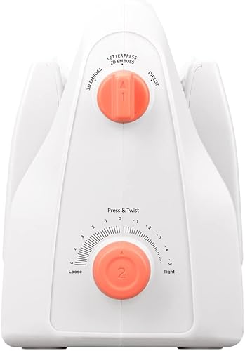 Miniatura 5 de Bira - Kit de iniciación de máquina de troquelado y estampado en relieve ajustable de 6 pulgadas, 15 piezas, ranura de alimentación de 6-1/4