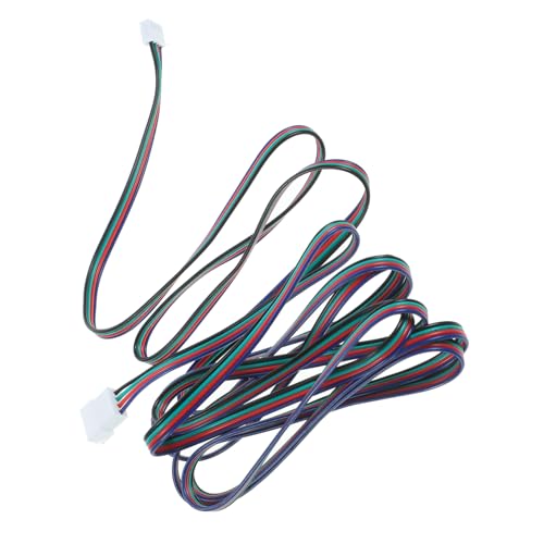 SOLUSTRE 3D Printer Stepper Motor Extension Cable, 4-Pin Copper Lead Wire, Lightweight and Easy to Use for Printer Motor