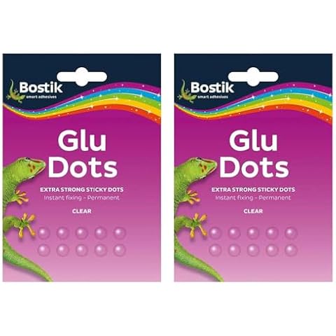 Bostik Glu Dots - Strong Clear Sticky Dots Cover