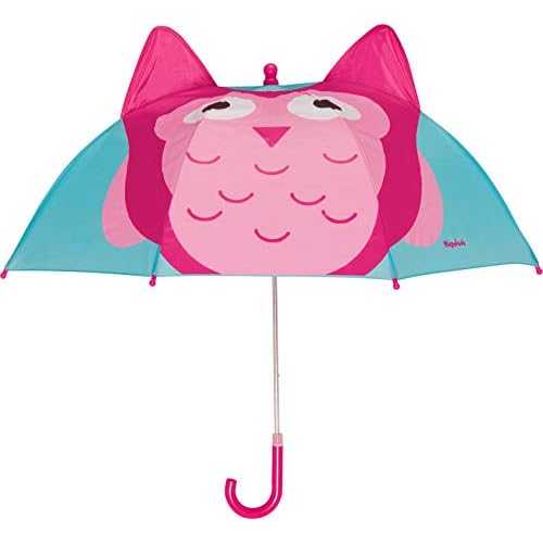 Playshoes Mädchen Eulen Regenschirm, Türkis (Türkis 15), Einheitsgröße (Herstellergröße: original) EU