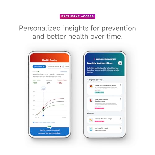 image for 23andMe+ Premium Membership Bundle - DNA Kit with Personal Genetic Ins