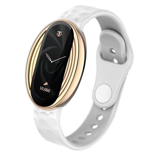 Image of Titan Orbis Women Smartwatch with 1.62 inch AMOLED Display,Luna Wellness,UV /AQI Index,Animated Watch Faces,QR Hub,Stress Monitoring,Breathe Exercise, Sleep,IP68,24 /7 Health Suite - White