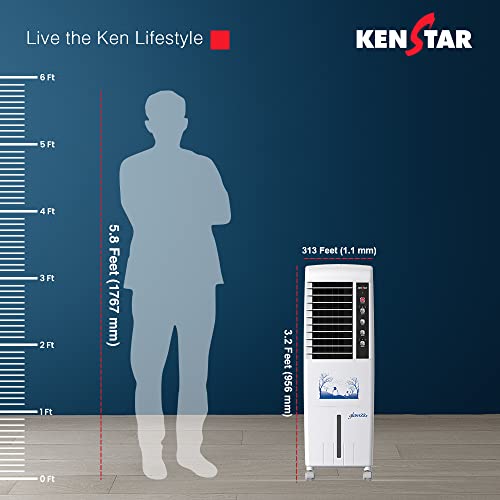 Compare Kenstar Glam 22 Litres Re Tower Cooler With Remote
