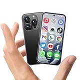 CoolBuBu Mini Phone,Mini Smartphone 4G Unlocked,3.88" HD Full Screen,3GB+32GB,1950mAh,Android 12,World's Smallest Mobile Phones for Kids,Dual Camera,Small Kids Smart Phone,GPS/Face ID/Dual SIM