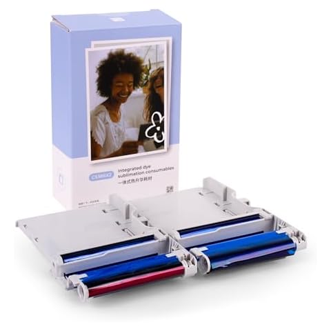 HPRT 20 Sheets One-piece Photo Paper Cartridge for HPRT CP2100 Portable Phone Printer Cover