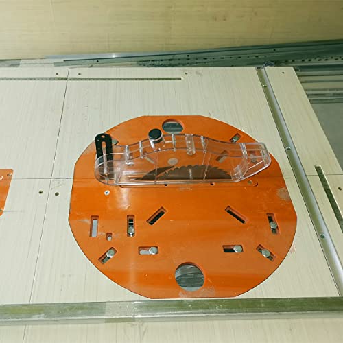 Capa protetora de serra de mesa, protetores de serra de mesa antipoeira de 10 a 25 cm com faca divid