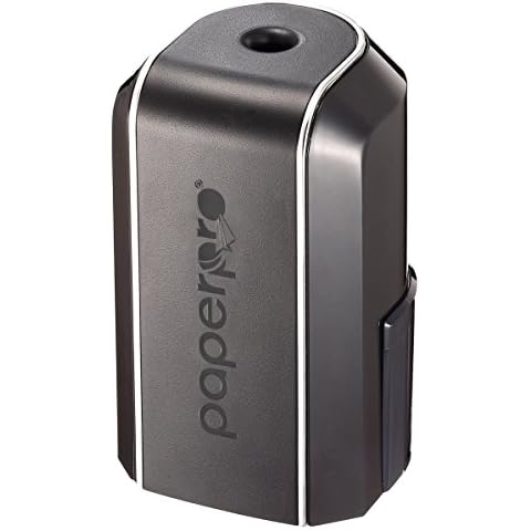 PaperPro - BPS3V-EU - PencilPro Personal Battery Pencil Sharpener, Black Cover