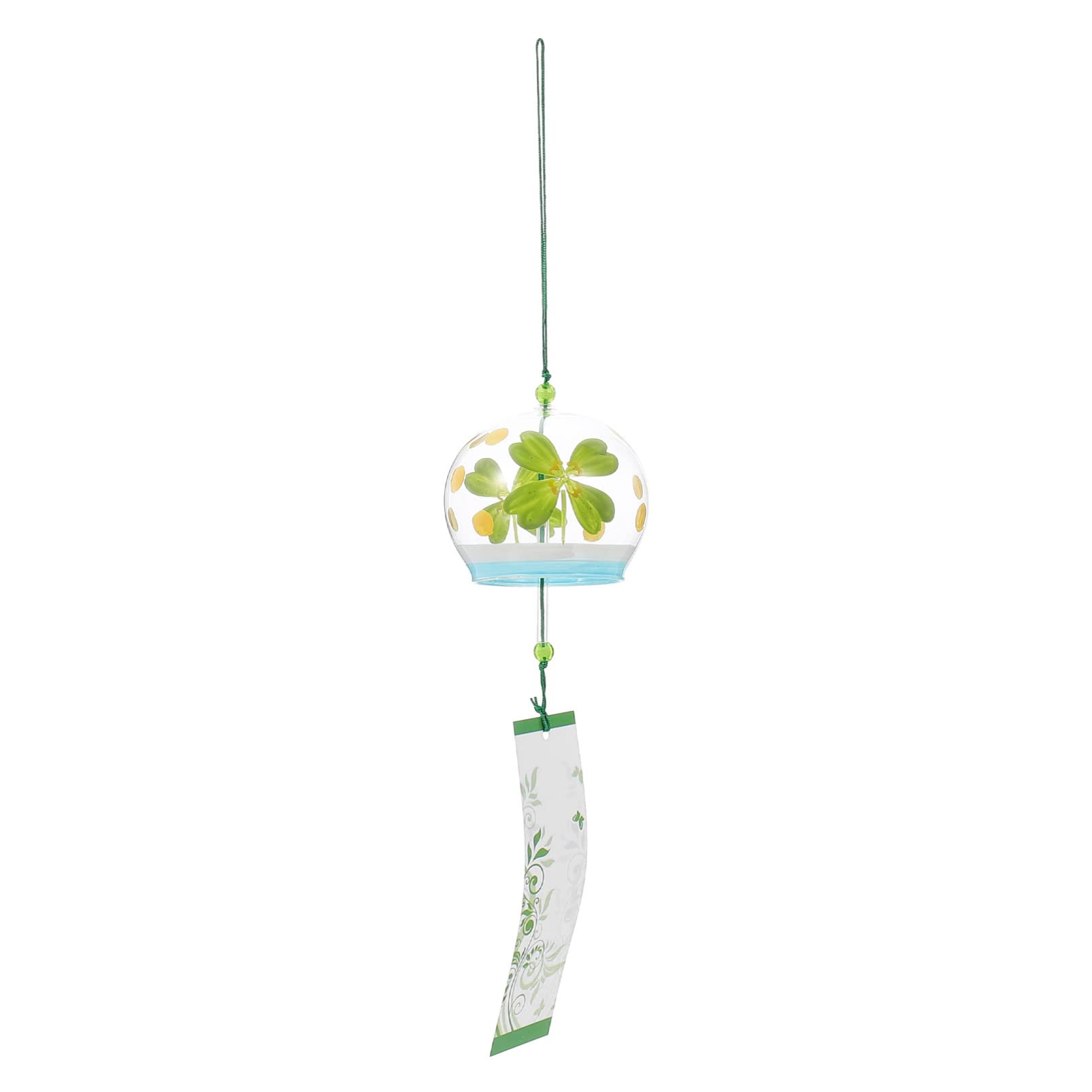 Abaodam Japanese-style Wind Chime Outdoor Garden Decor Hanging Clover Wind Chimes Balcony