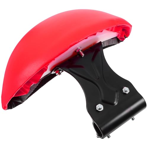 Coussin dorsal pour vélo électrique en cuir synthétique rouge de qualité