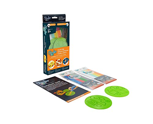 3Doodler Start Vehicle Doodleblock Kit with 2 Pack of Refill Filaments (3D Pen Not Included) 3DS-DBK-VE-17-com