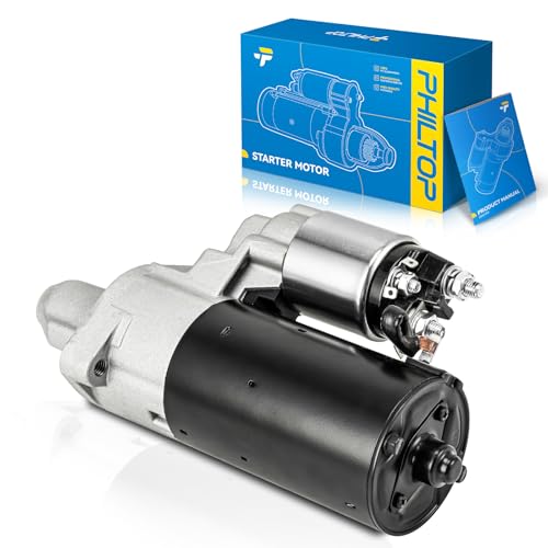 Image of PHILTOP Starter Compatible with E320, ML320, C280, CLK320, S320, E430, S430, S500, CL500, ML430, CLK430, SL500, E55 AMG, ML500, G500, CLK500, E500 12V1.7KW CWPMGR10 Tooth Pinion /Teeth