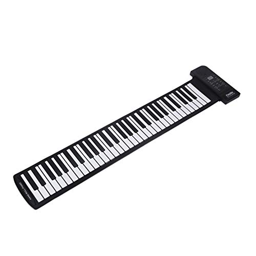 ASHATA Roll Up Piano Instrument de Musique électronique Piano à Main, Portable 61 Touches Roll up Soft Silicone Flexible… - Les Beatles, Paul McCartney, John Lennon, RIngo Starr, George Harrison ASHATA Roll Up Piano Instrument de Musique électronique Piano à Main, Portable 61 Touches Roll up Soft Silicone Flexible… – Image 4