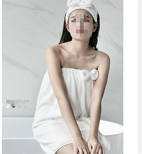 Women Can Be Worn with A Wrap Up Bra, Bath Skirt, Quick Drying Towel, Dry Hair Cap Set(E) (E As showns) image 5