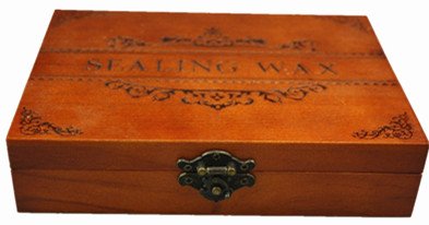 Mnyr Custom Logo Picture Letters Monogram Sealing Wood Handle Wax Seal Stamp Melting Spoon Colorful Wax Sticks Wood Gift Box Set Kit #TOP3