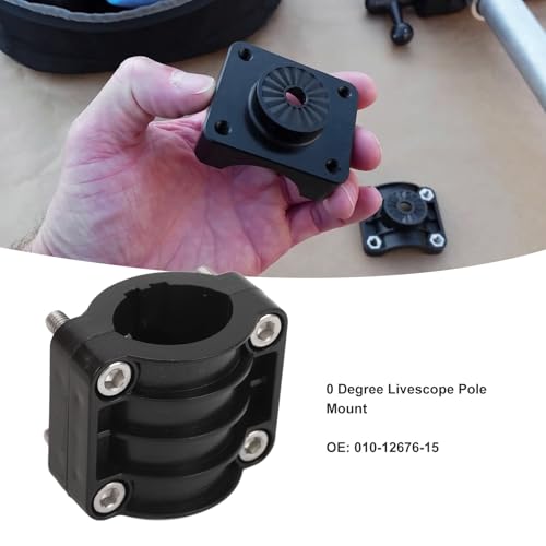 CHEOTIME 010-12676-15 0 Degree Livescope Pole Mount, Use for Panoptix Transducer, Panoptix LiveScope Ice Fishing Bundle and for Panoptix LiveScope System