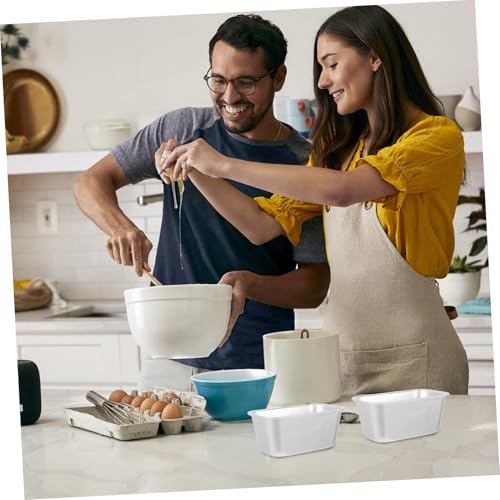 Mikinona 2-piece Bread Toast Tool Kitchen Bakeware Tray Non-stick Cheesecake Molds Cake Tin Pan Rectangle Baking Molds Steel - Image 8