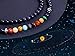 PWMENLK 108 Mala Beads Necklace 7 Chakra Buddhist Prayer Beaded Bracelet Tree of Life Pendant Stone Yoga Necklace(solar system)