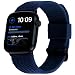 Apple Watch Band 38mm BLUE Rubber TIRE TREAD iWatch Band- Bright Navy Silicone Sport Wrist Strap with Gray Adapters & Classic Buckle Clasp for New Apple Watch Series 3, 2, 1 by CARTERJETT (Royal 38)