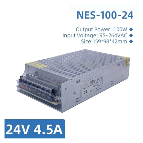 Bloc d'alimentation à interrupteur 24V 100W 4.5A à sortie simple pour installations LED - 3
