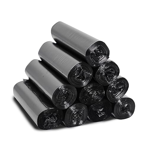 3.5 Gallon Trash Bags, 150 Count Small Trash Can Liners for Bathroom or Livingroom, Black 3 Gallon Thickly Garbage Bags