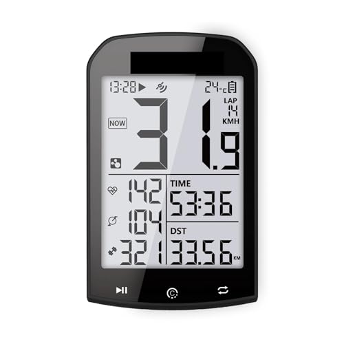 GPS ���]�ԃT�C�N�����O�X�s�[�h���[�^�[ M1 Bluetooth 5.0 ANT+ Ciclismo �X�s�[�h���[�^�[�A�K�[�~���ƌ݊�������AZwift �̌����i(M1 C3)
